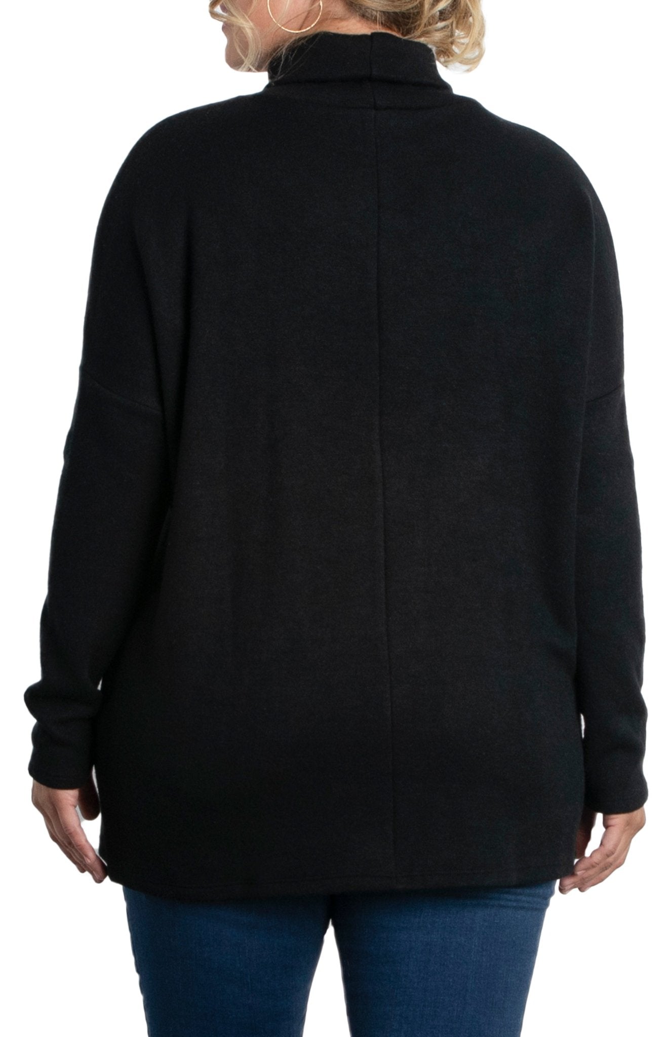 Paris Turtleneck Tunic Sweater - Plus