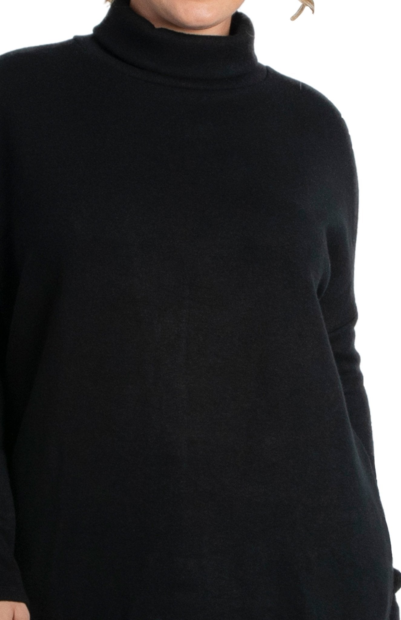Paris Turtleneck Tunic Sweater - Plus