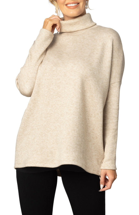 Paris Turtleneck Tunic Sweater - DressbarnSweatshirts & Hoodies