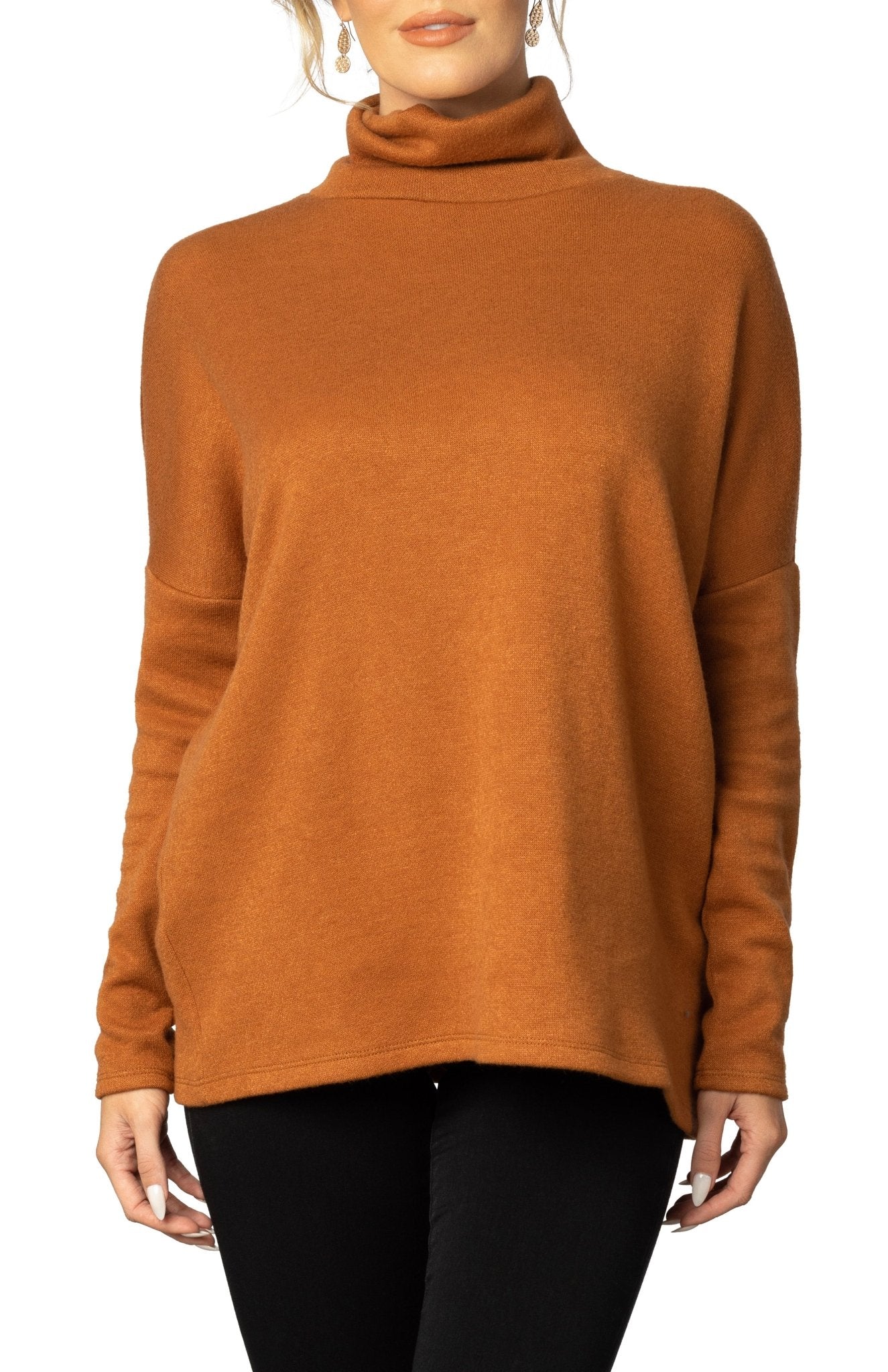 Paris Turtleneck Tunic Sweater