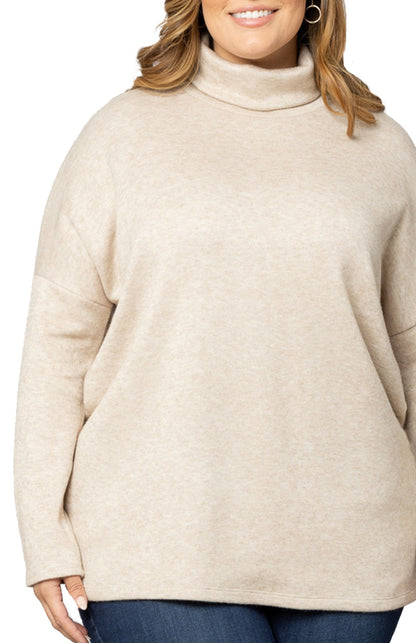Paris Turtleneck Tunic Sweater - Plus