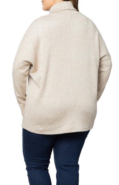 Paris Turtleneck Tunic Sweater - Plus